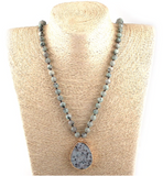 Tribal Stone Statement Necklace