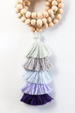 Beaded Tassel Spring Long Necklaces