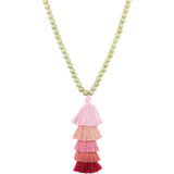 Beaded Tassel Spring Long Necklaces