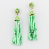Beaded Tassel Hanging Spring Earrings