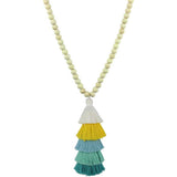 Beaded Tassel Spring Long Necklaces